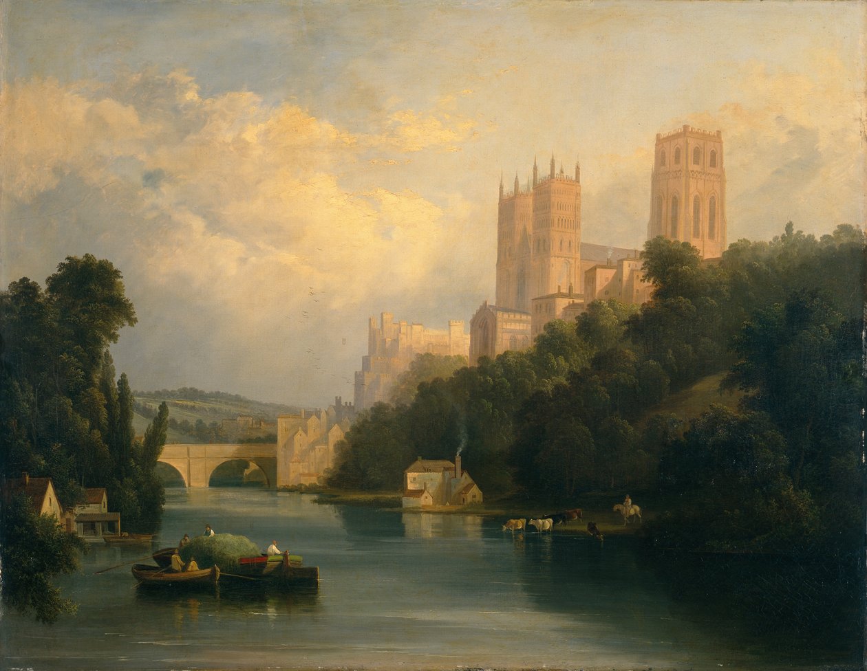 Cattedrale di Durham da Anthony Vandyke Copley (attr. to) Fielding