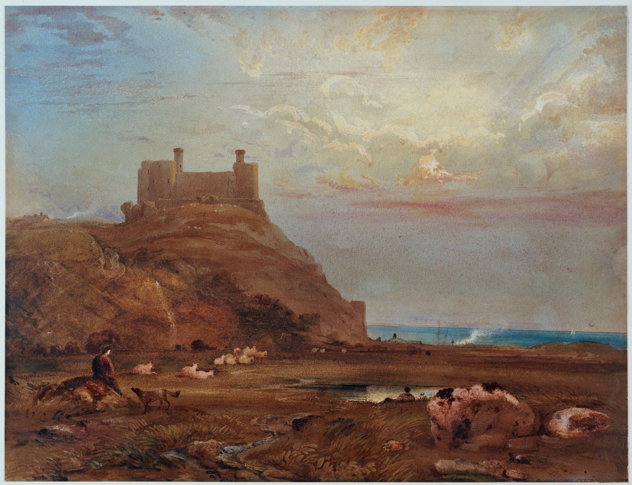 Castello di Harlech, 1820 da Anthony Vandyke Copley Fielding