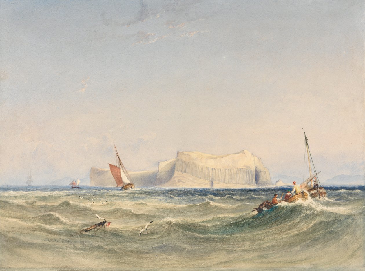 Navi al largo di Staffa da Anthony Vandyke Copley Fielding