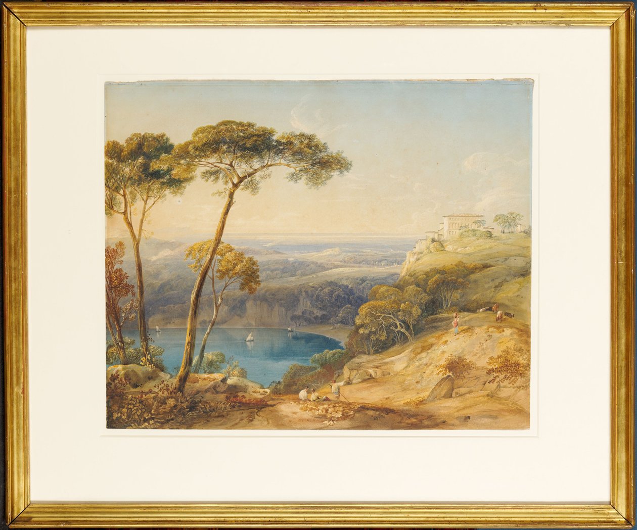 Il Lago di Nemi da Anthony Vandyke Copley Fielding