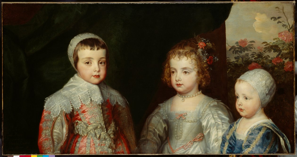 I tre figli maggiori di Carlo I da Anthony van (studio of) Dyck
