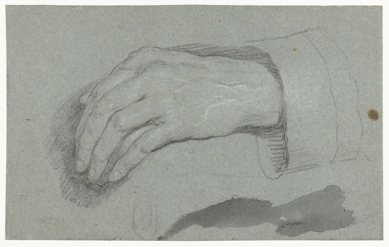 Mano sinistra e polsino da Anthony van Dyck (possibly)