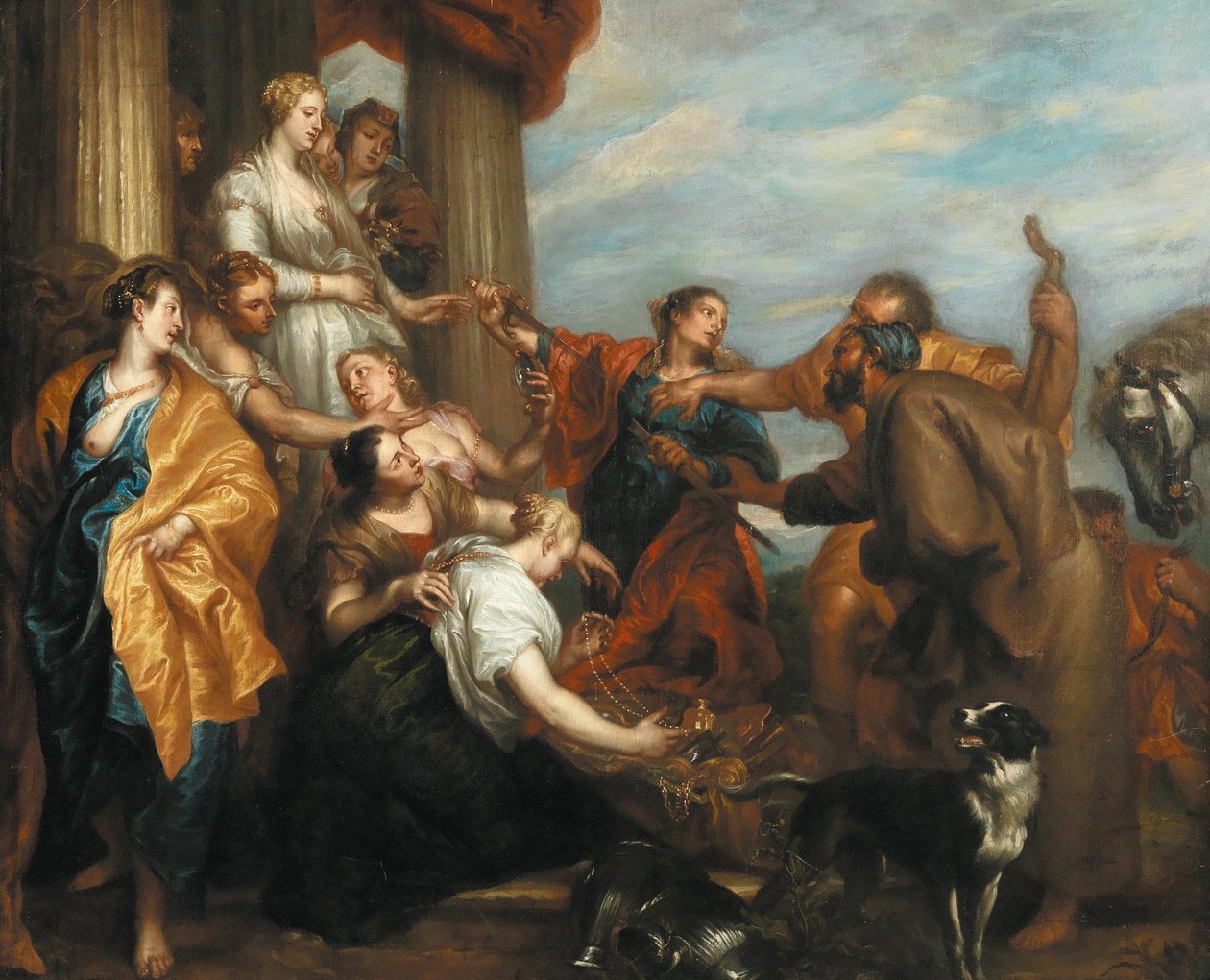 Achille tra le figlie di Licomede da Anthony van Dyck