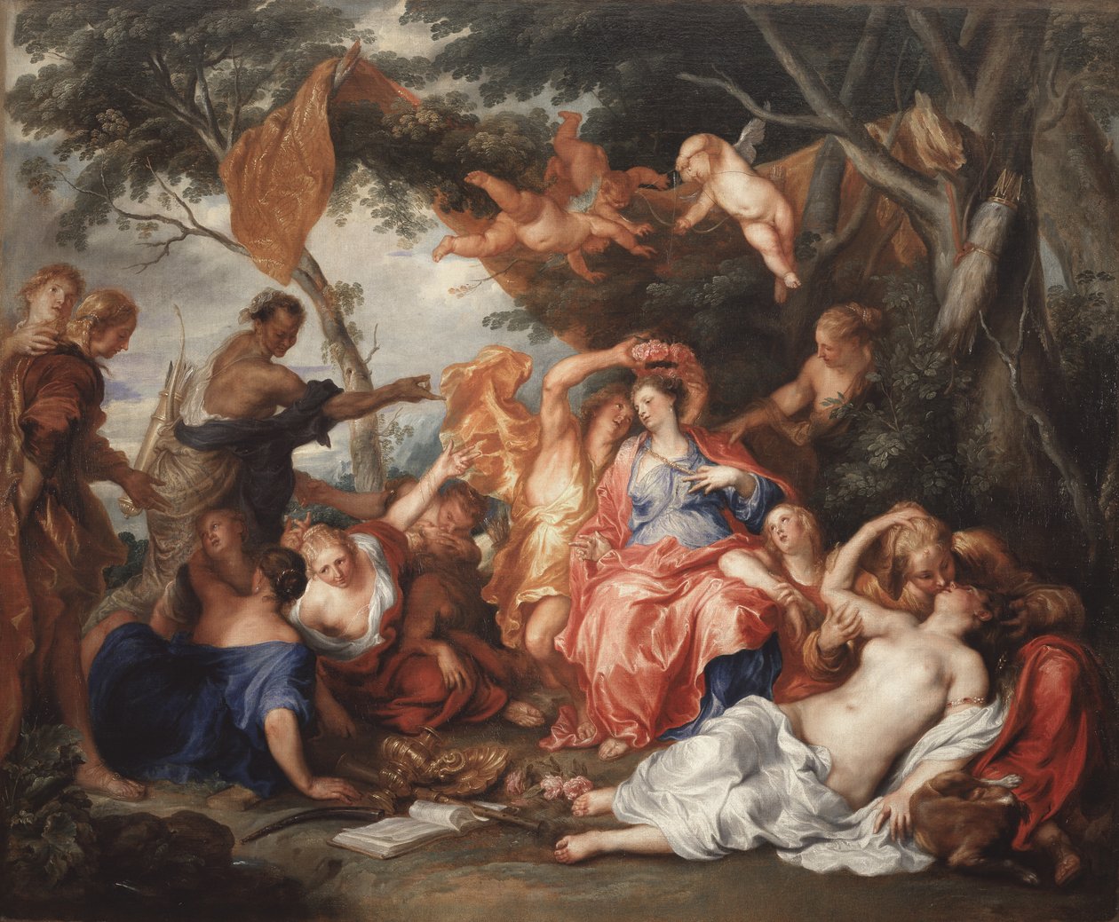 Amarillys e Mirtillo, c.1631-32 da Anthony van Dyck