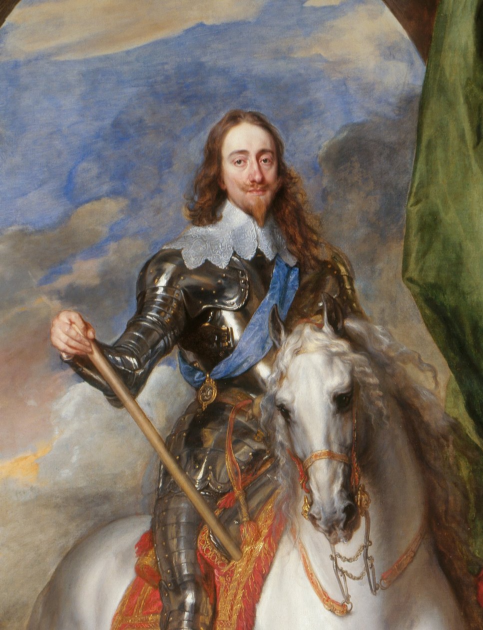 Carlo I (1600-1649) con M. de St Antoine da Anthony van Dyck