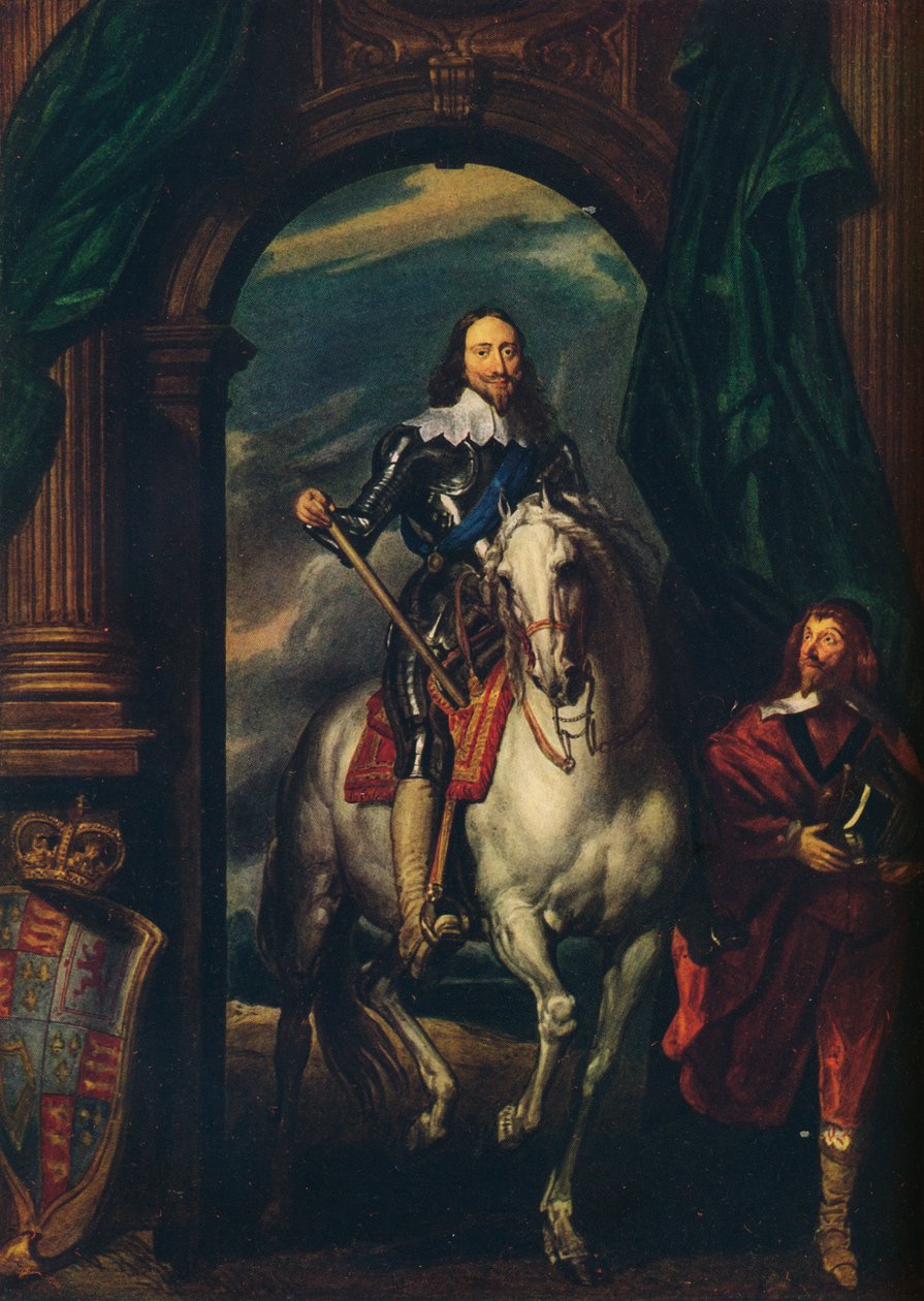 Carlo I 1600-1649 con M de St Antoine, 1633, 1913 da Anthony van Dyck
