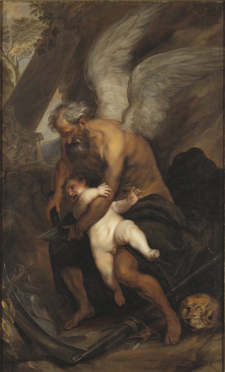 Crono taglia le ali di Cupido da Anthony van Dyck