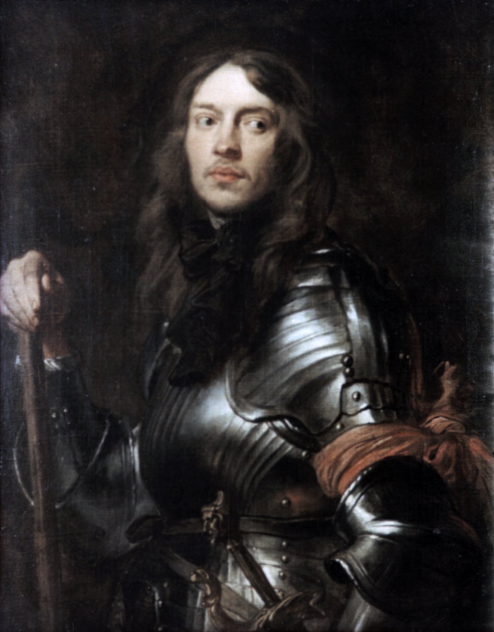 Comandante in armatura, con una sciarpa rossa, c1625-1627 da Anthony van Dyck