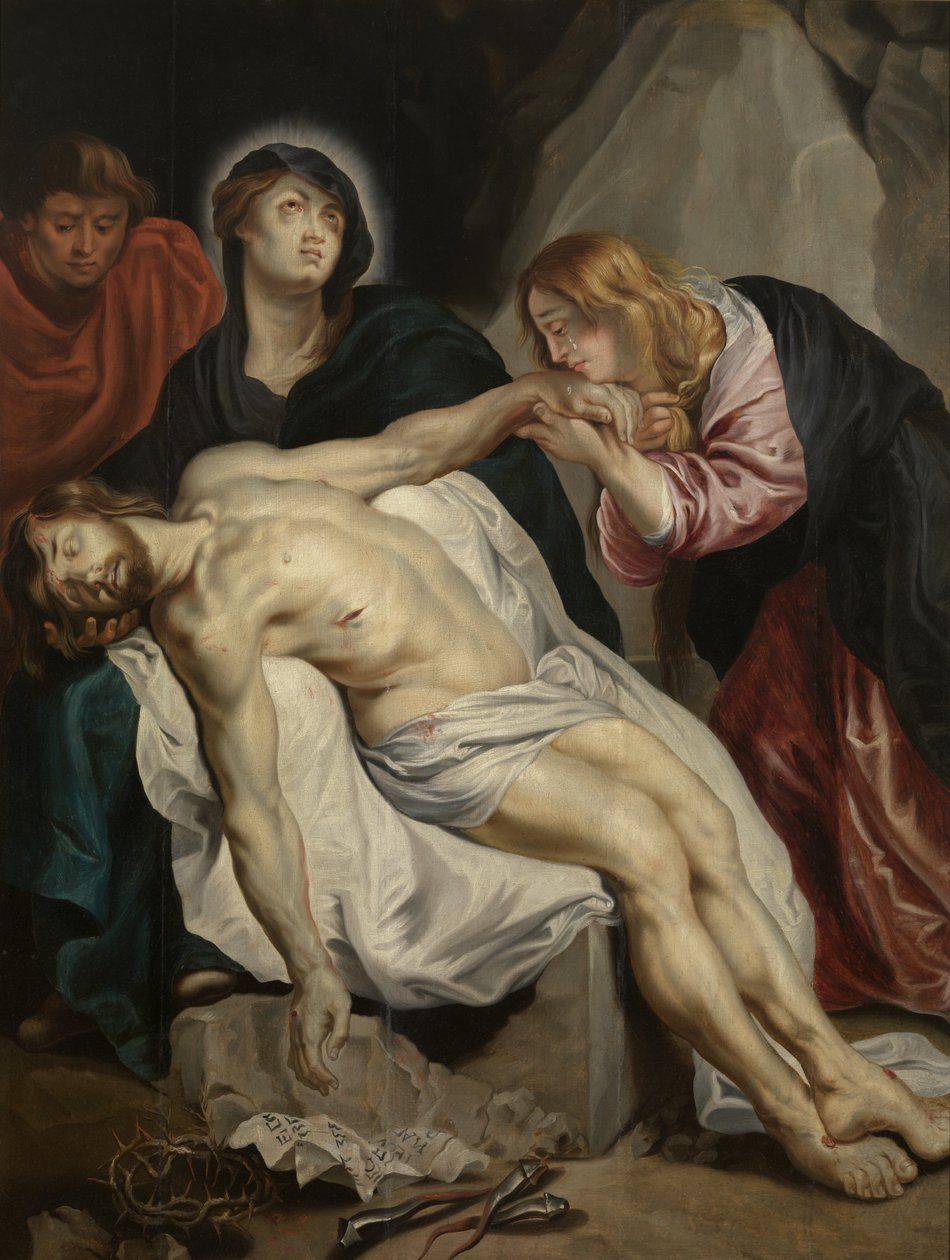 Olandese: Bewening van Christus Il lamento su Cristo morto da Anthony van Dyck