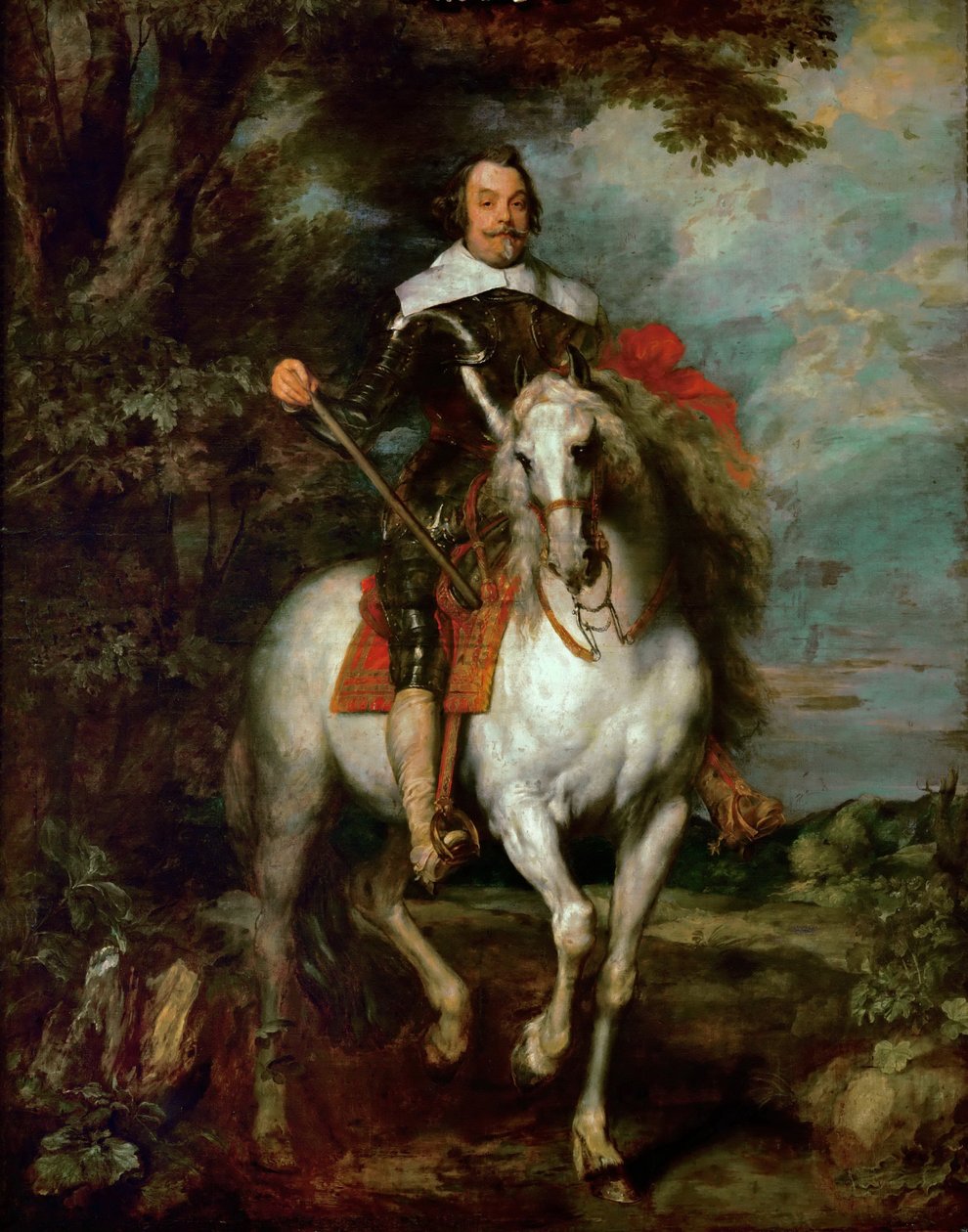 Ritratto equestre di Francisco de Moncada 1586-1635, Marchese di Aytona e Conte di Ossuna da Anthony van Dyck