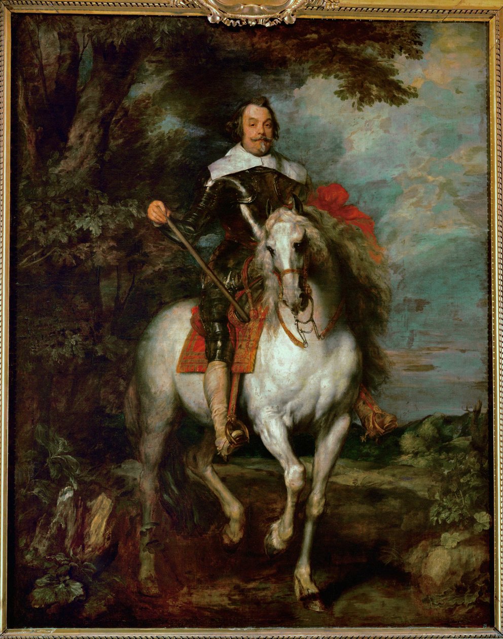 Francisco de Moncada, conte di Ossuna, ambasciatore e comandante delle truppe spagnole nei Paesi Bassi ... da Anthony van Dyck