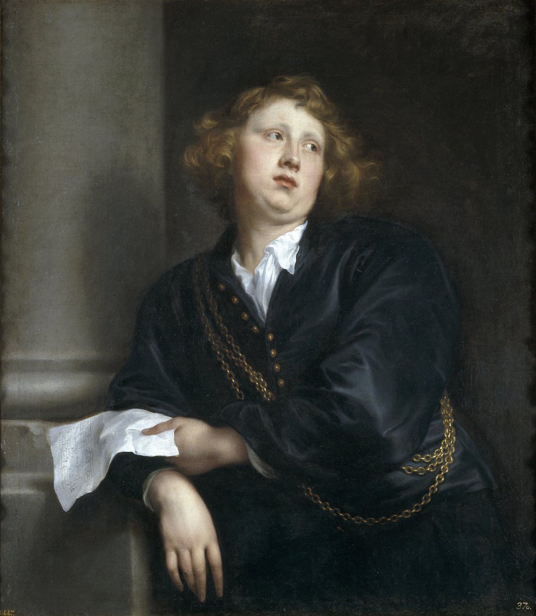 Ritratto del compositore e organista Henricus Liberti da Anthony van Dyck