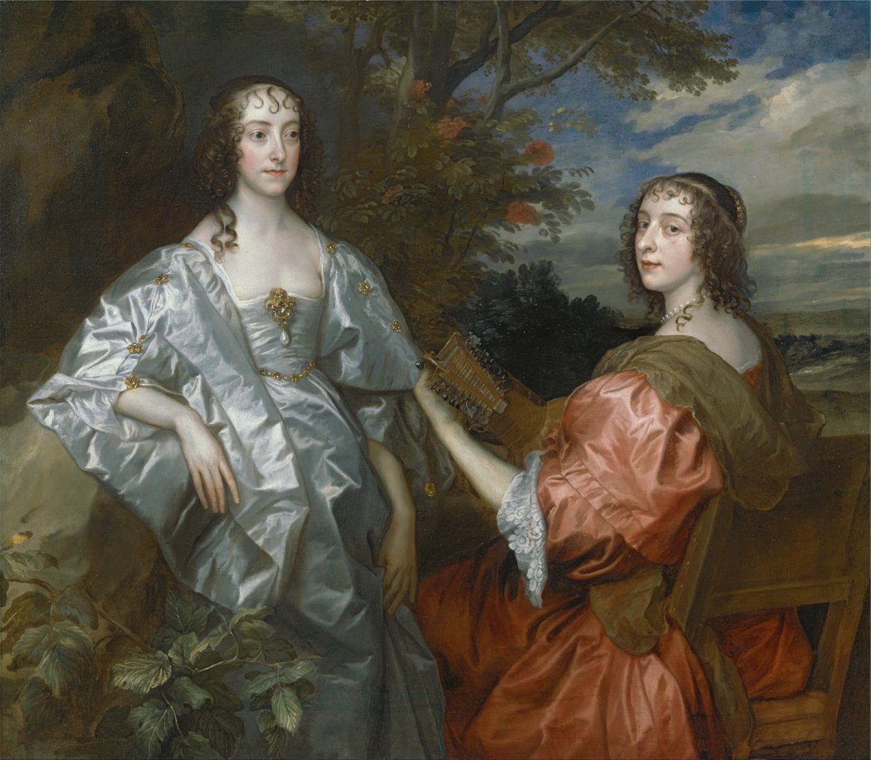 Katherine, contessa di Chesterfield, e Lucy, contessa di Huntingdon da Anthony van Dyck