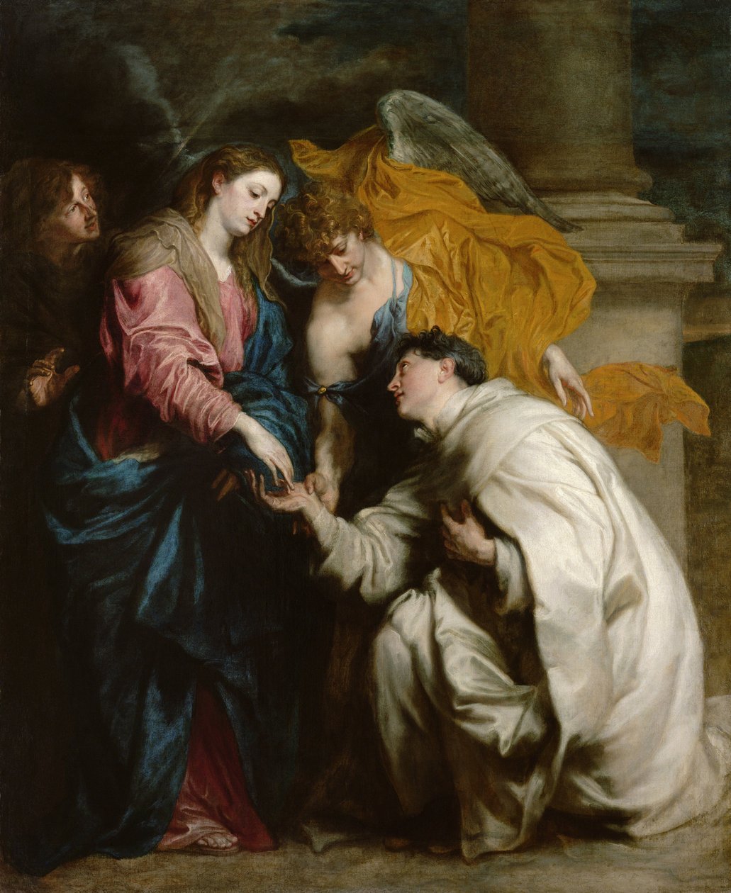 La visione del beato Hermann di Steinfeld, detto Giuseppe (1150-1230) da Anthony van Dyck