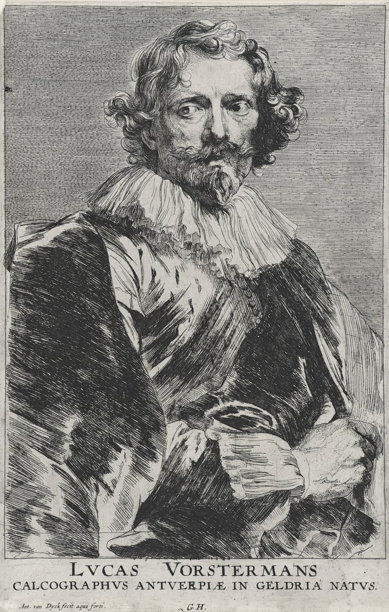 Lucas Vosterman, 1628-1632 da Anthony van Dyck