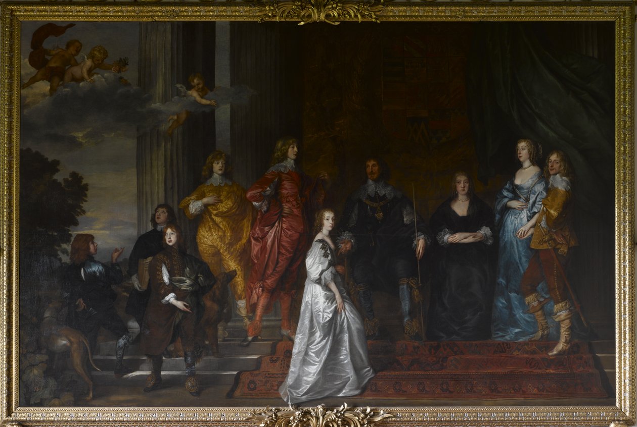 Filippo Herbert (1584-1650), 4° Conte di Pembroke e la sua famiglia da Anthony van Dyck