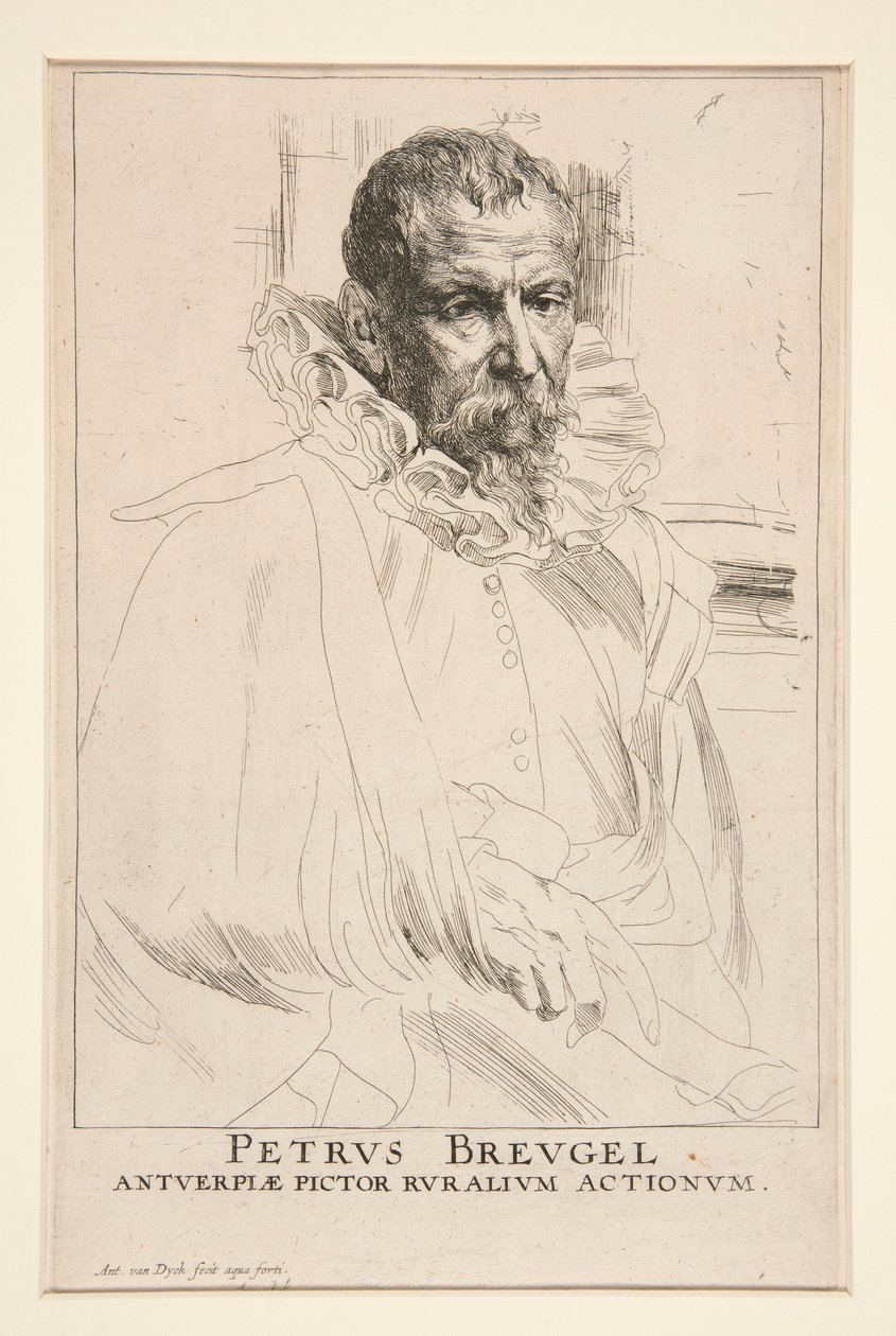 Pieter Brueghel il Giovane da Anthony van Dyck