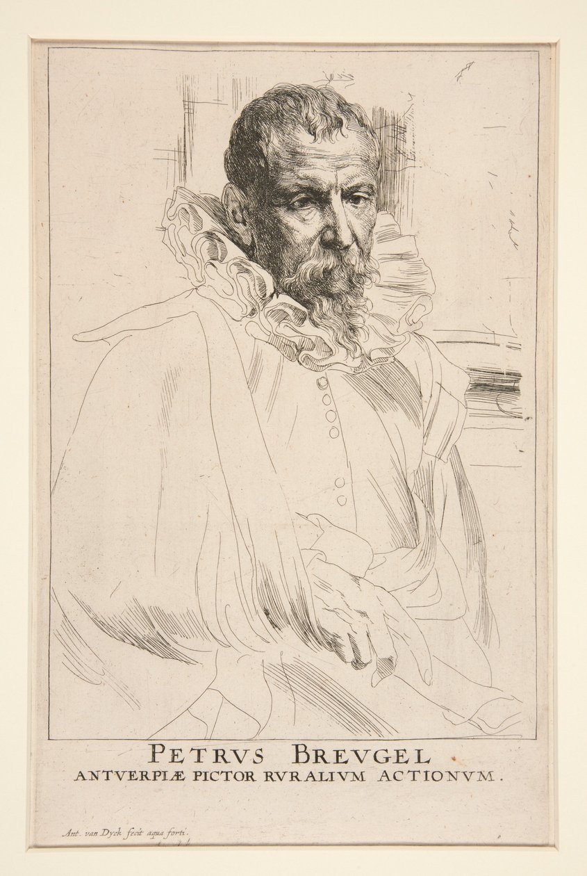 Pieter Brueghel il Giovane da Anthony van Dyck