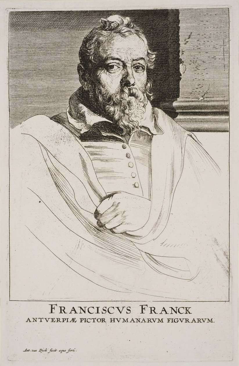 Ritratto di Frans Francken da Anthony van Dyck