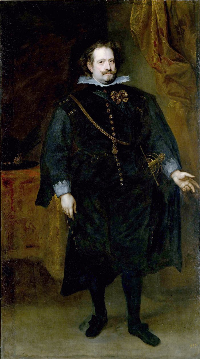 Ritratto di Diego Felipe de Guzman, Marchese di Leganes (1580-1655) da Anthony van Dyck