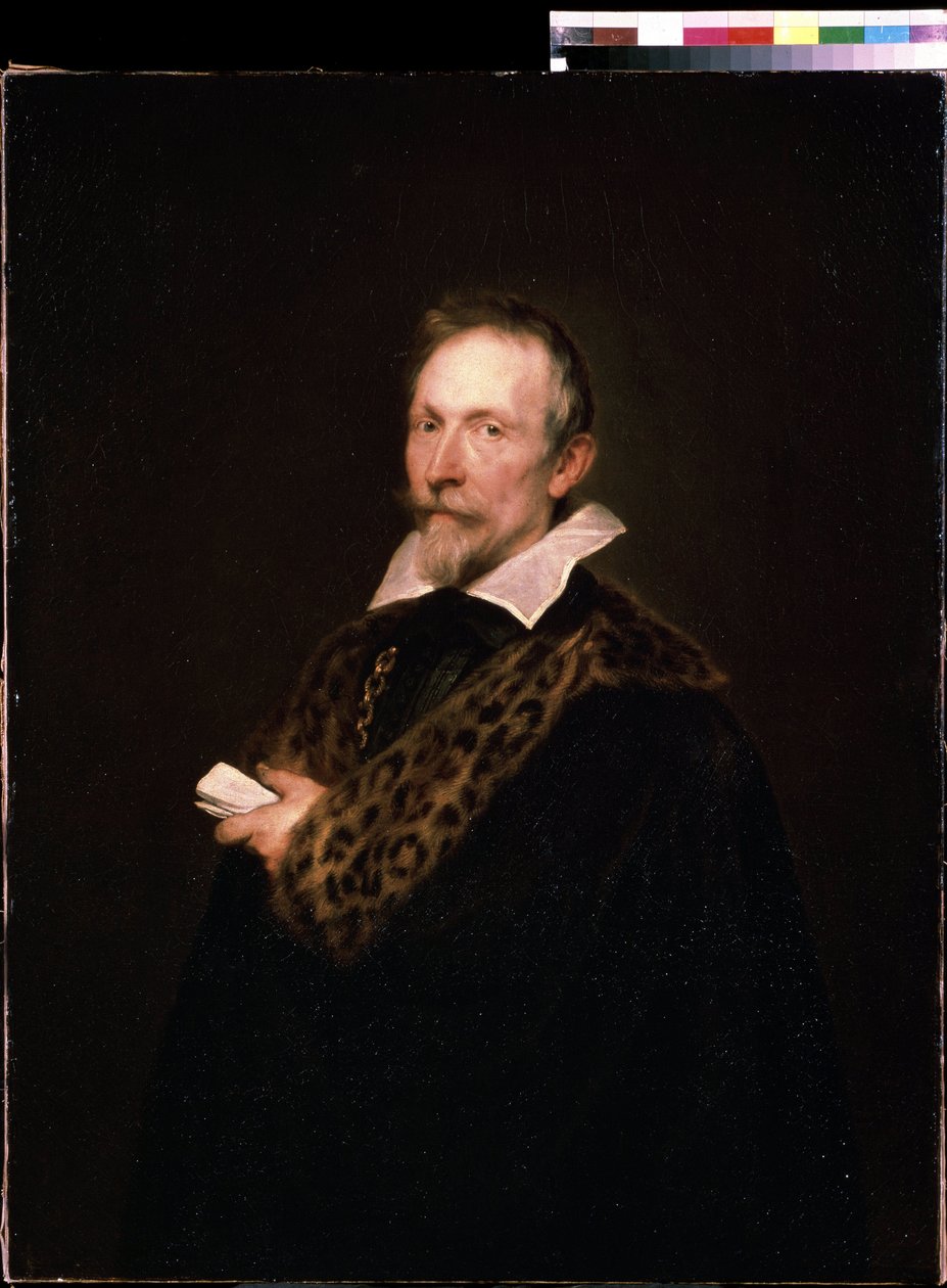 Ritratto del diplomatico e intellettuale Jan Van der Wouver (Waverius) da Anthony van Dyck