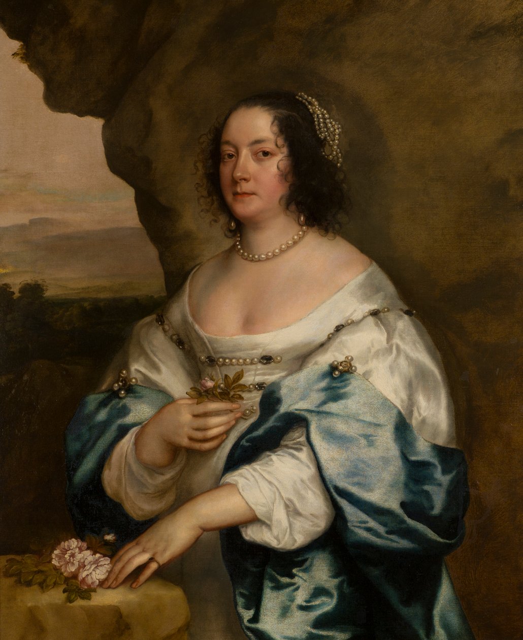 Ritratto di Beatrix Hammond, Contessa di Oxford, c.1620-41 da Anthony van Dyck