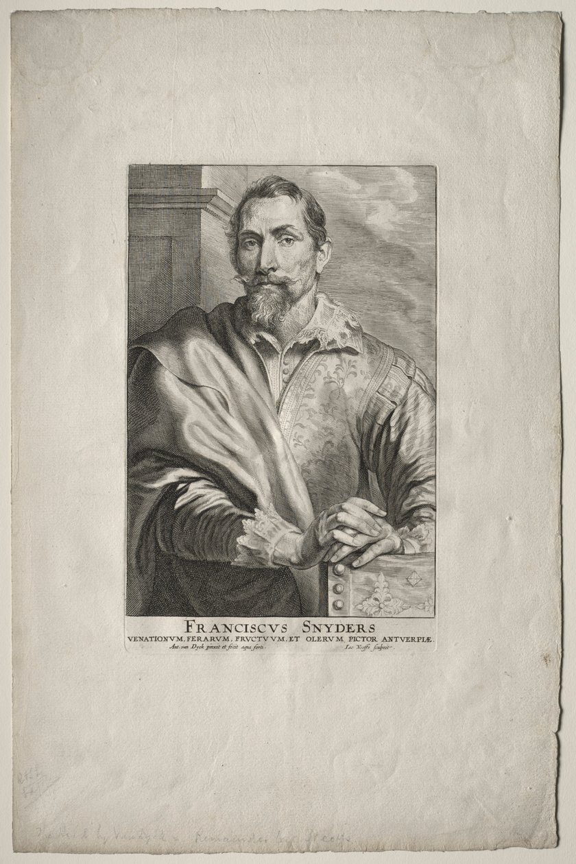 Ritratto di Frans Snyders da Anthony van Dyck
