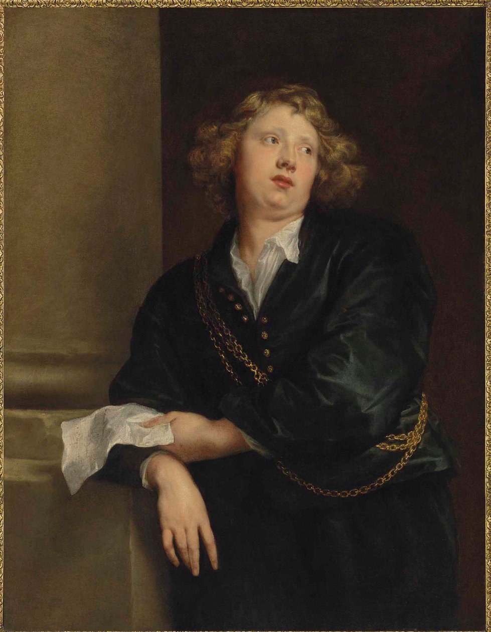 Ritratto di Henricus Liberti (1600-1669), organista della cattedrale di Anversa da Anthony van Dyck