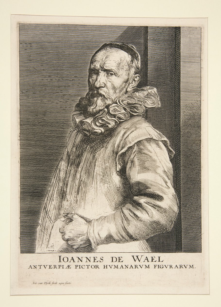 Ritratto di Jan de Wael (1558-1633) da Anthony van Dyck