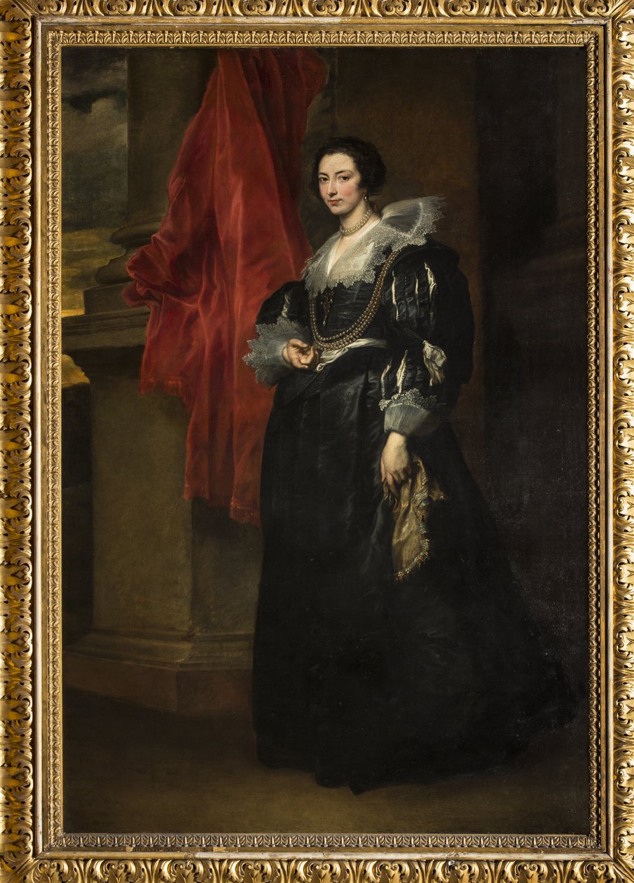 Ritratto di Johanna de Blois, c.1634-35 da Anthony van Dyck