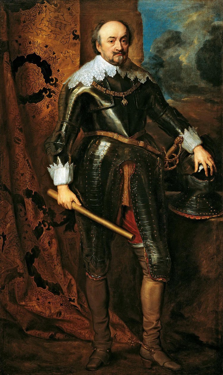 Ritratto di Giovanni VIII di Nassau-Siegen 1583-1638, 1617 da Anthony van Dyck