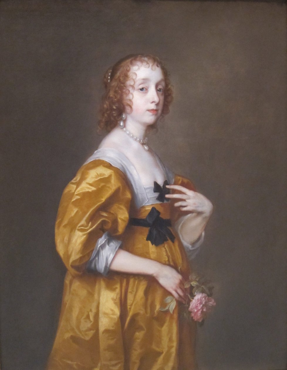 Ritratto di Mary Stewart, duchessa di Richmond e duchessa di Lennox (1622-1685), precedentemente Lady Mary Villiers da Anthony van Dyck