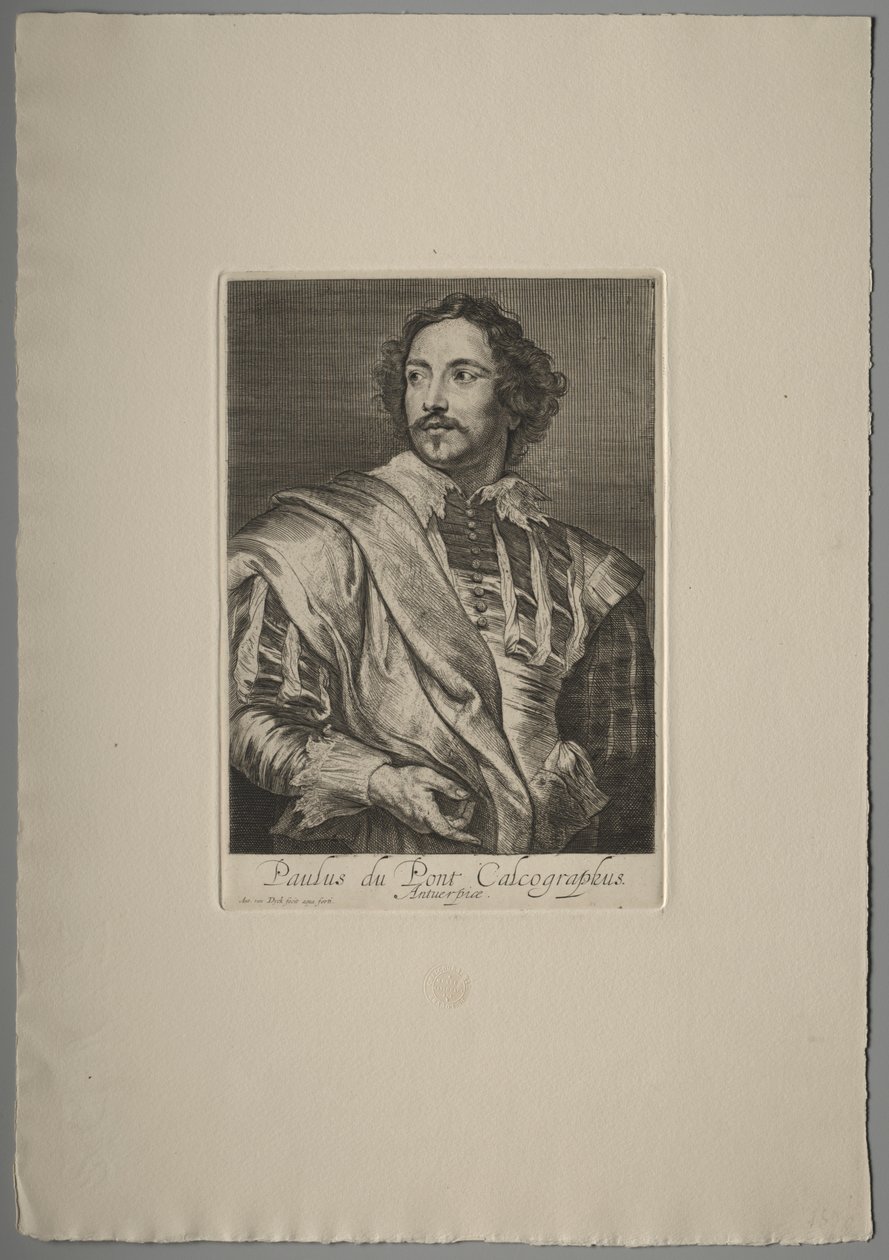 Ritratto di Paul du Pont da Anthony van Dyck