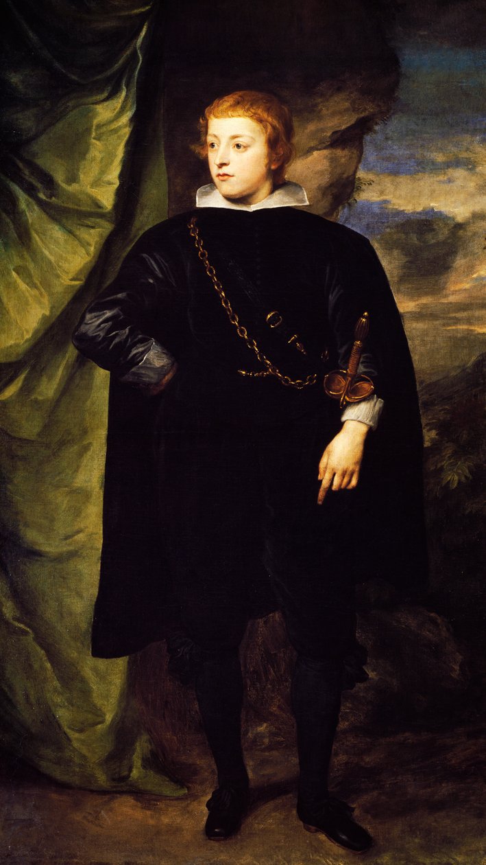 Ritratto del Principe Carlo Luigi del Palatinato (Mannheim 1617-1680), dipinto di Anthony van Dyck da Anthony van Dyck
