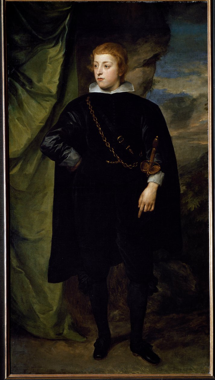 Ritratto del Principe Karl Ludwig Von der Pfalz da Anthony van Dyck