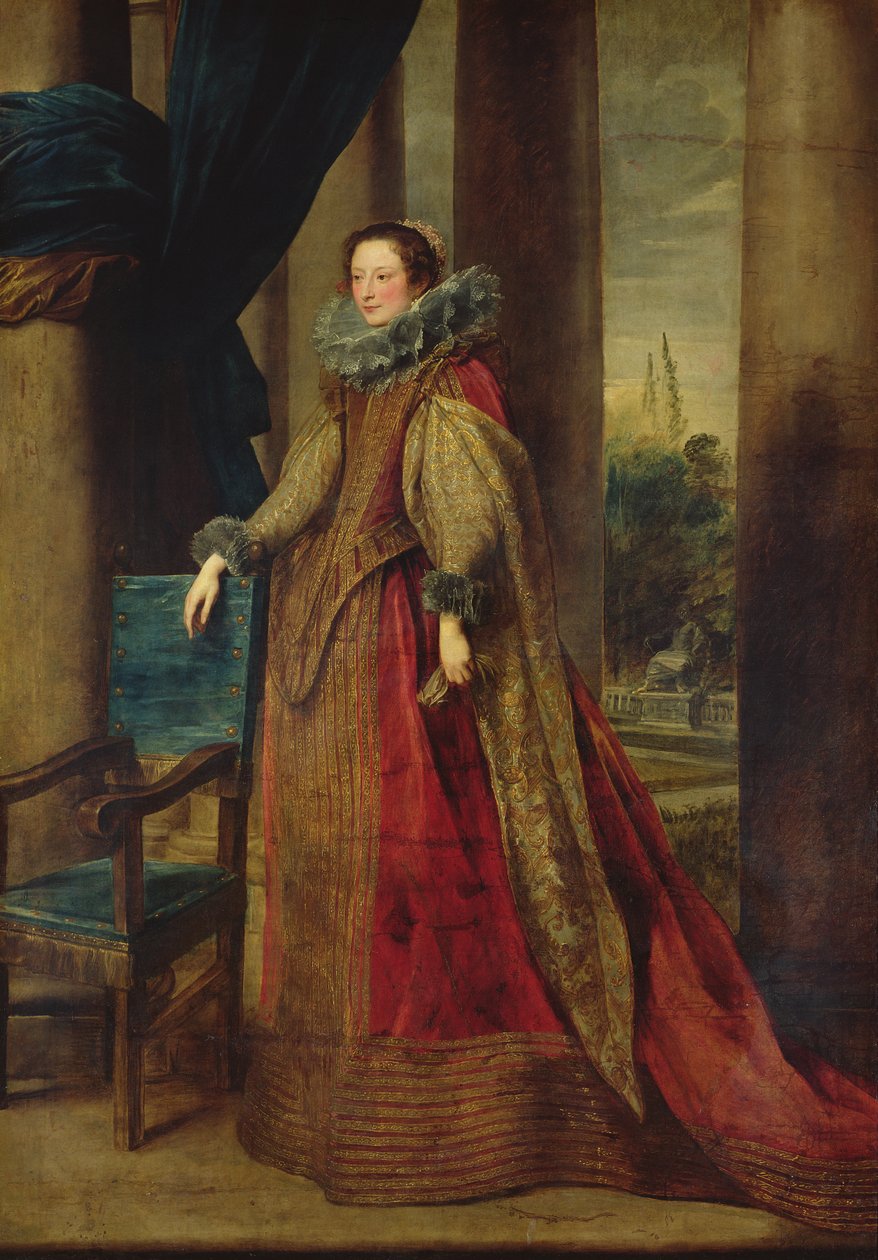 Ritratto di una signora, presumibilmente la Marchesa Geromina Spinola-Doria de Genes da Anthony van Dyck
