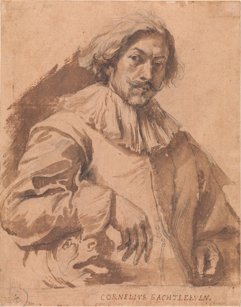 Ritratto di Cornelis Saftleven da Anthony van Dyck