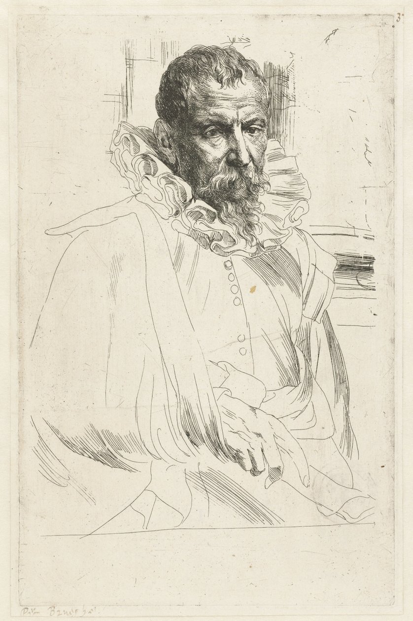 Ritratto di Pieter Brueghel il Giovane da Anthony van Dyck