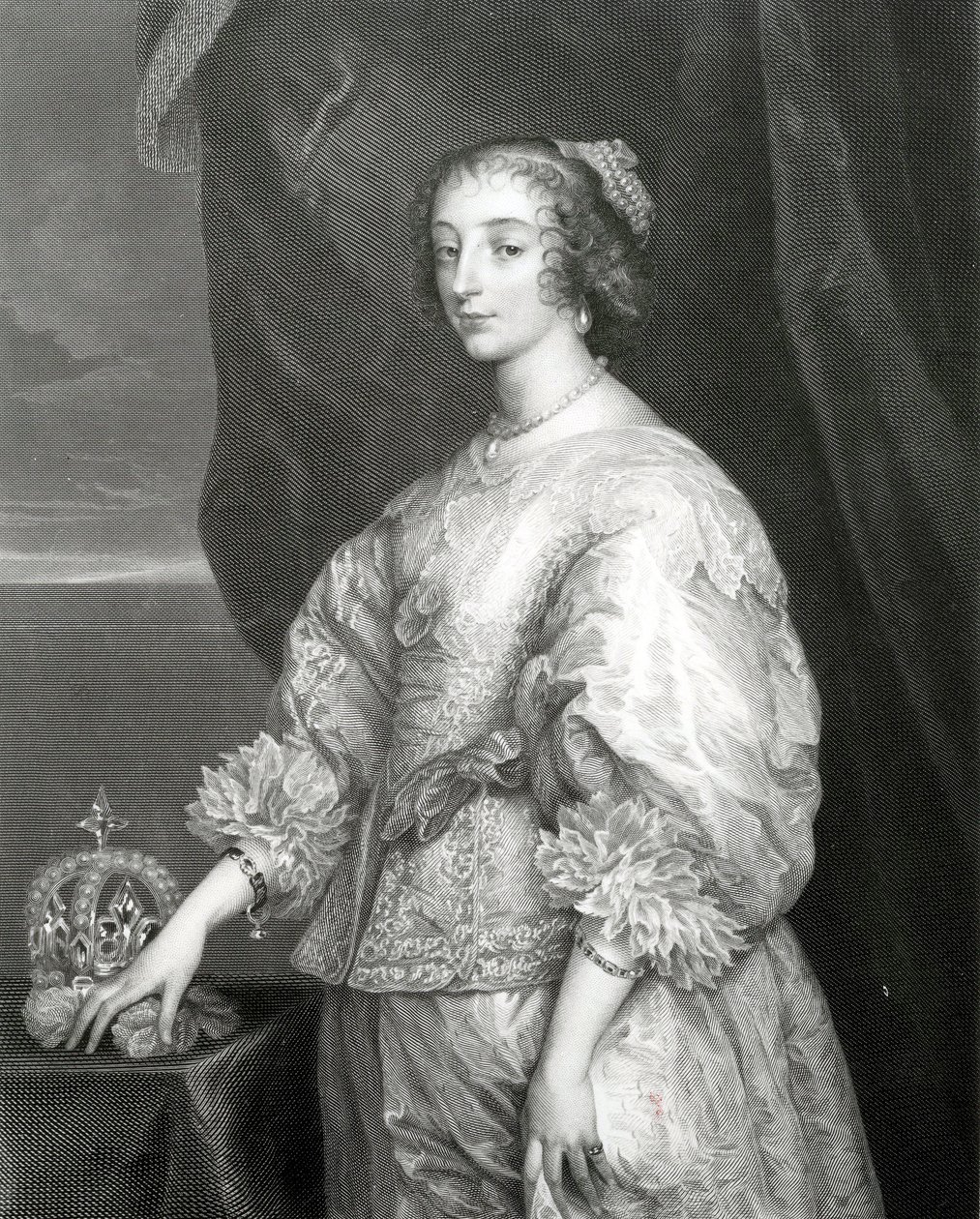 Regina Enrichetta Maria, 1851 da Anthony van Dyck
