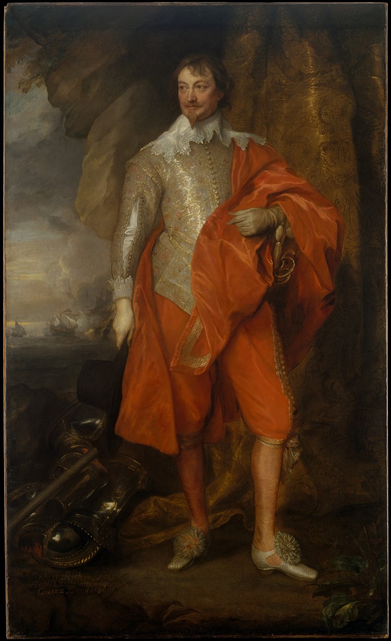 Robert Rich (1587-1658), secondo conte di Warwick da Anthony van Dyck