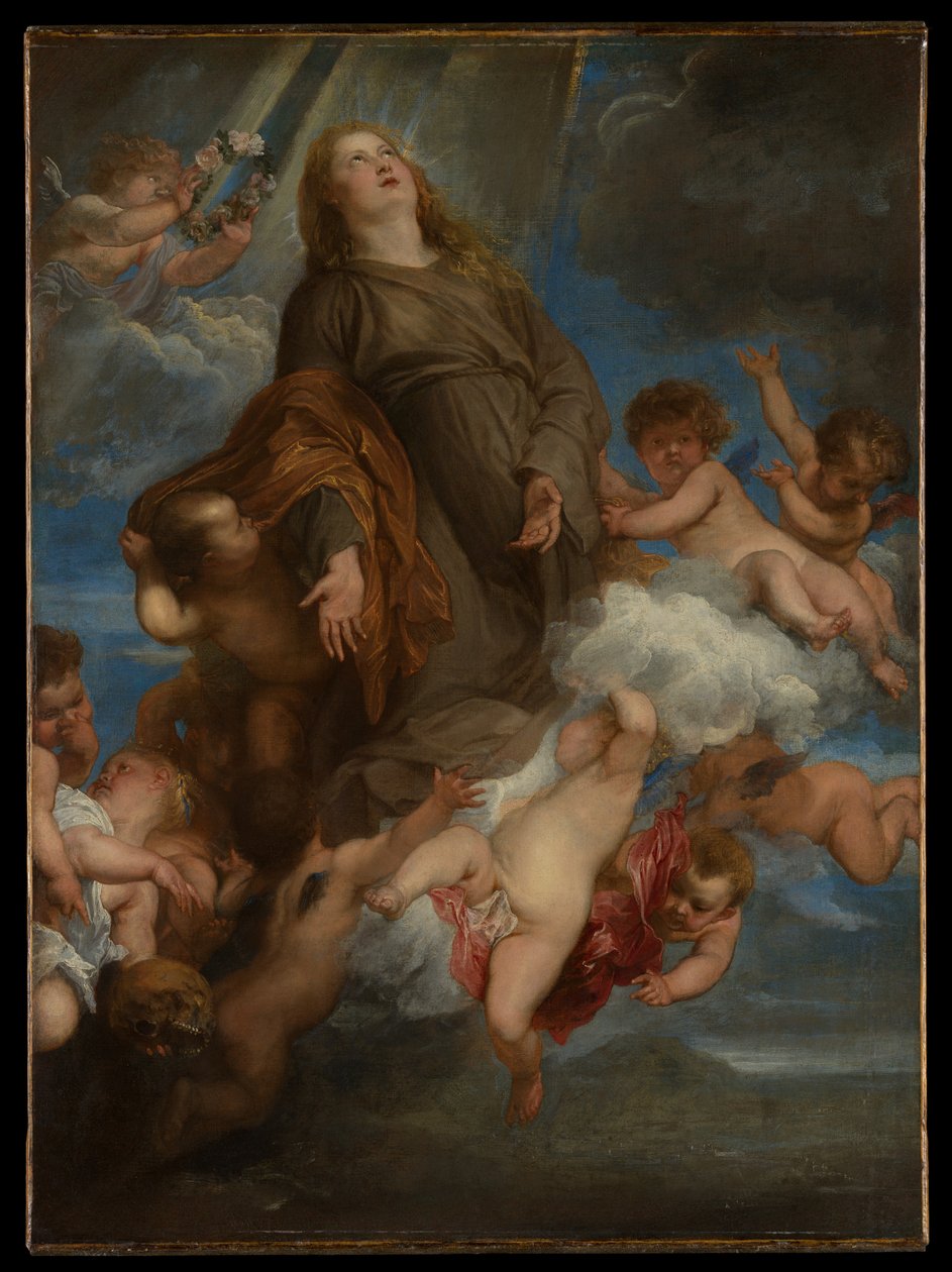 Santa Rosalia, intercessore per i palermitani colpiti dalla peste da Anthony van Dyck