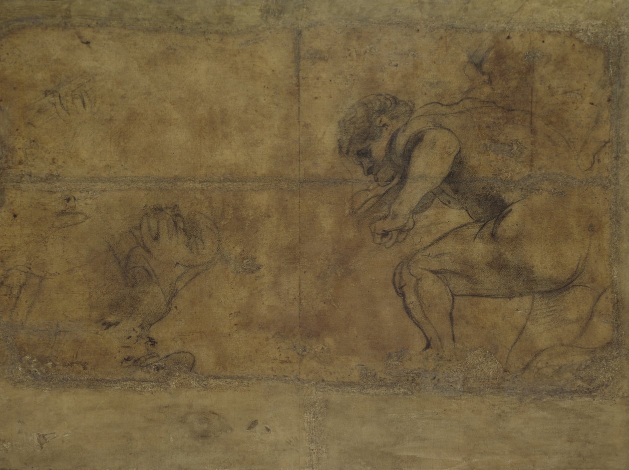 Studi per "Il martirio di San Sebastiano" da Anthony van Dyck