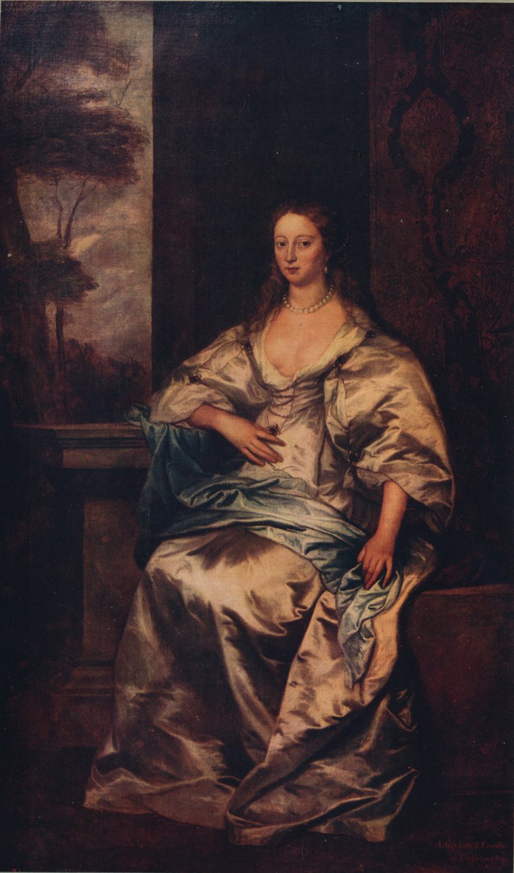 La contessa di Southampton, 1640-1641, c1915 da Anthony van Dyck