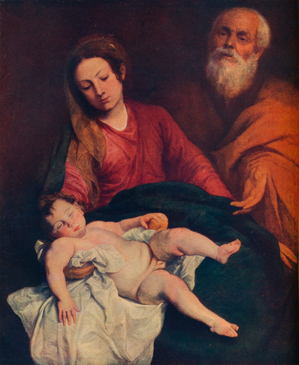 La Sacra Famiglia, c1624 da Anthony van Dyck