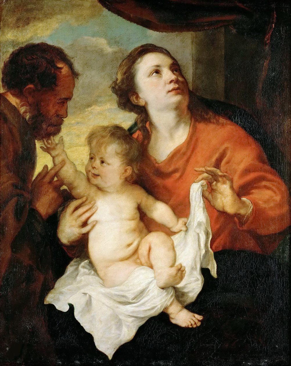 La Sacra Famiglia, ca 1627 da Anthony van Dyck