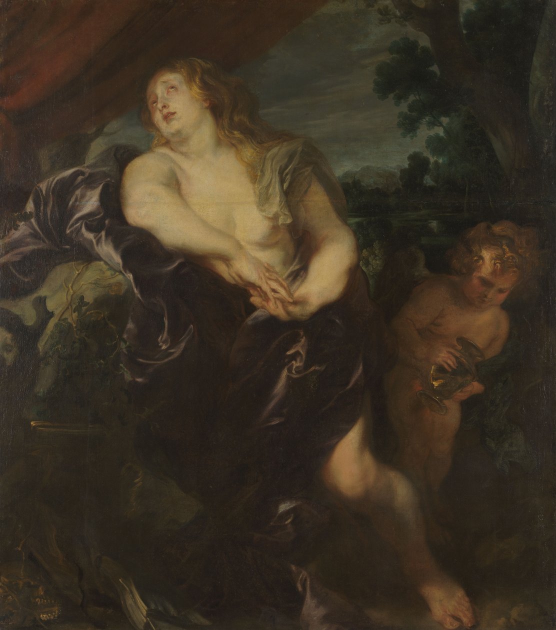 La Maddalena penitente da Anthony van Dyck