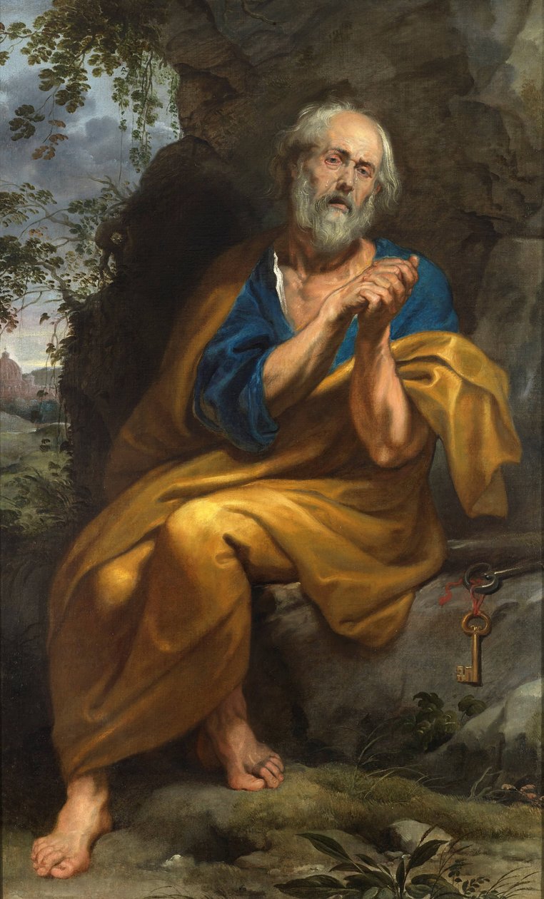 San Pietro penitente da Anthony van Dyck