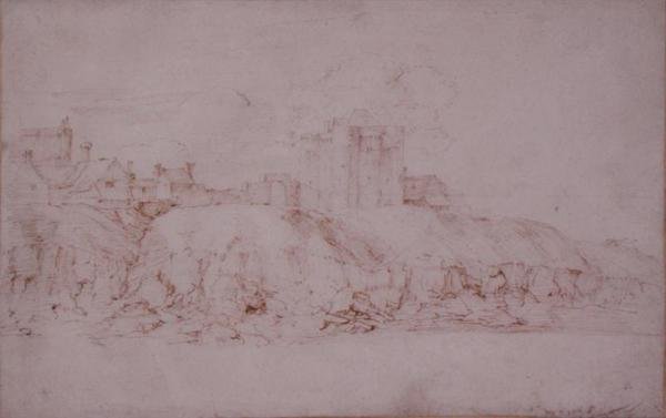 La Torre di Ypres, Rye, vista da sud da Anthony van Dyck