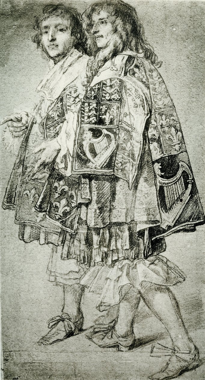 Due araldi da Anthony van Dyck