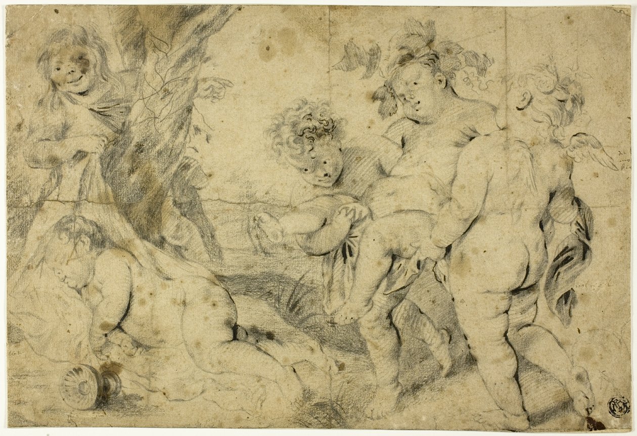 Il giovane Bacco e i suoi compagni da Anthony van Dyck